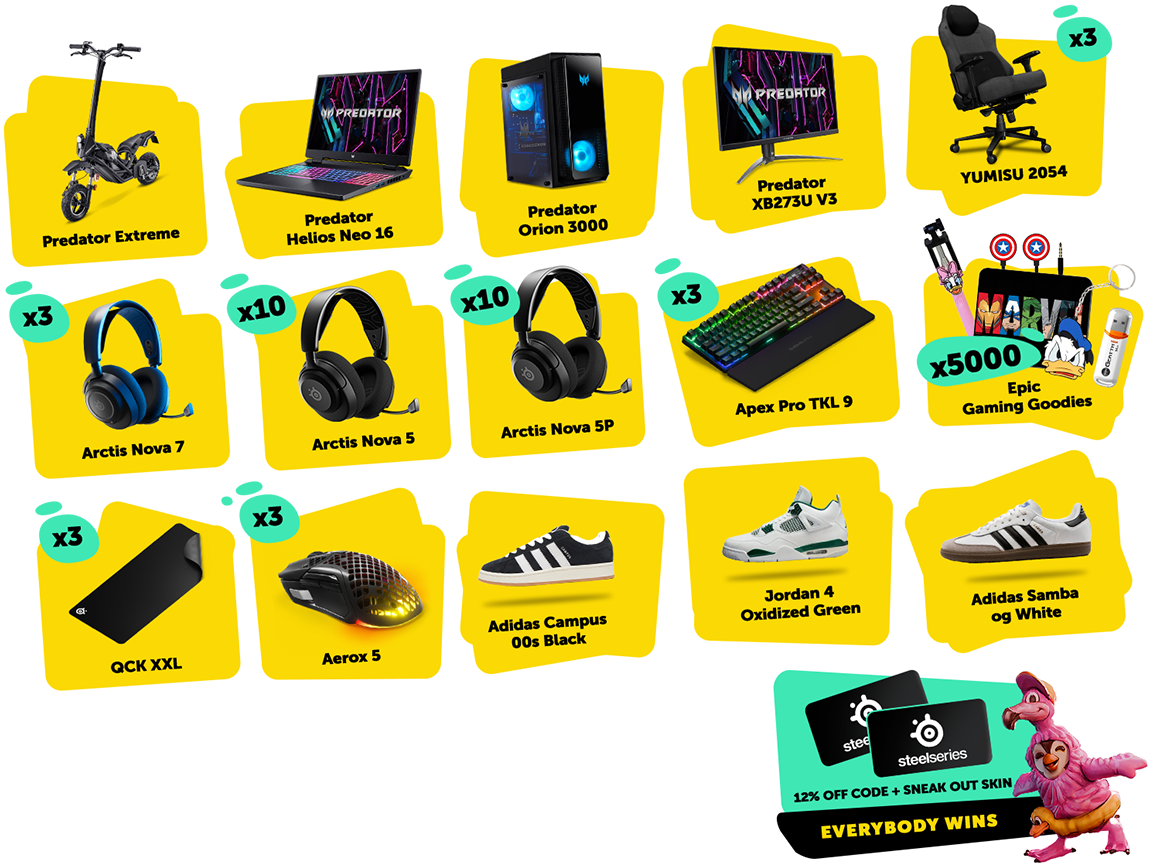 Gagnez des prix incroyables lors du concours spécial de Kinguin