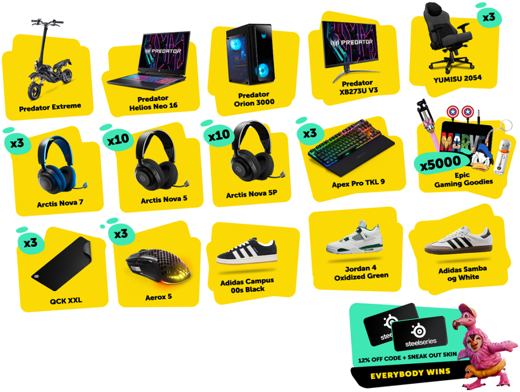 Gagnez des prix incroyables lors du concours spécial de&nbsp;Kinguin