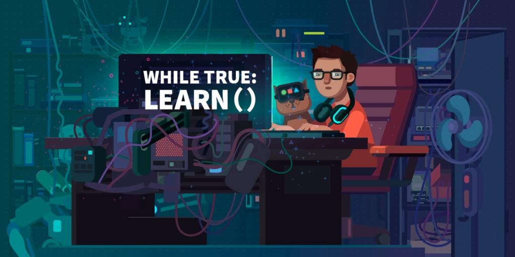while True: learn() capture d'ecran