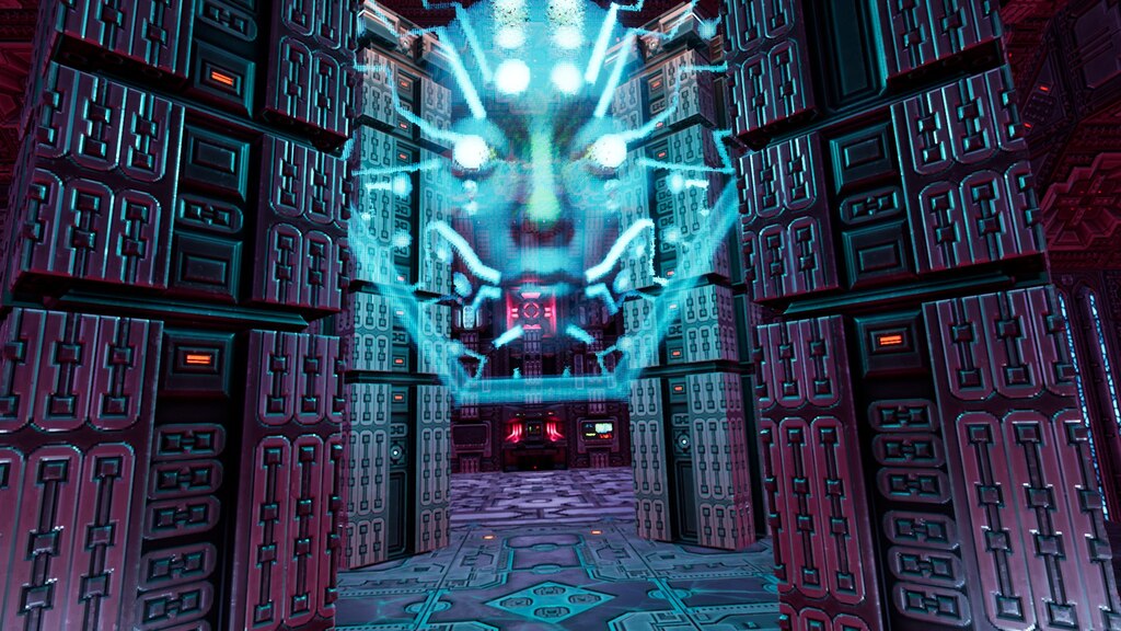 System Shock Shodan boss